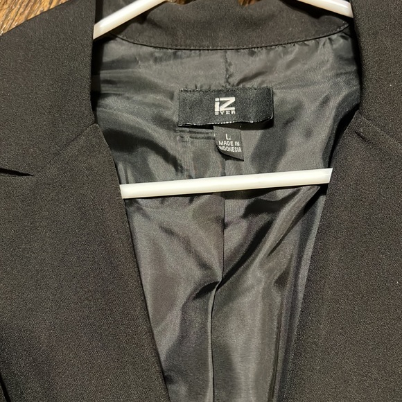 Black blazer with cuffed sleeves size L - Picture 4 of 6